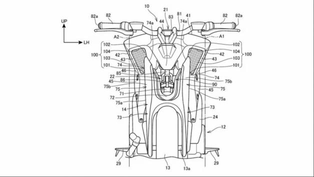 Η Honda μετατρέπει το πιρούνι σε «φτερό» 